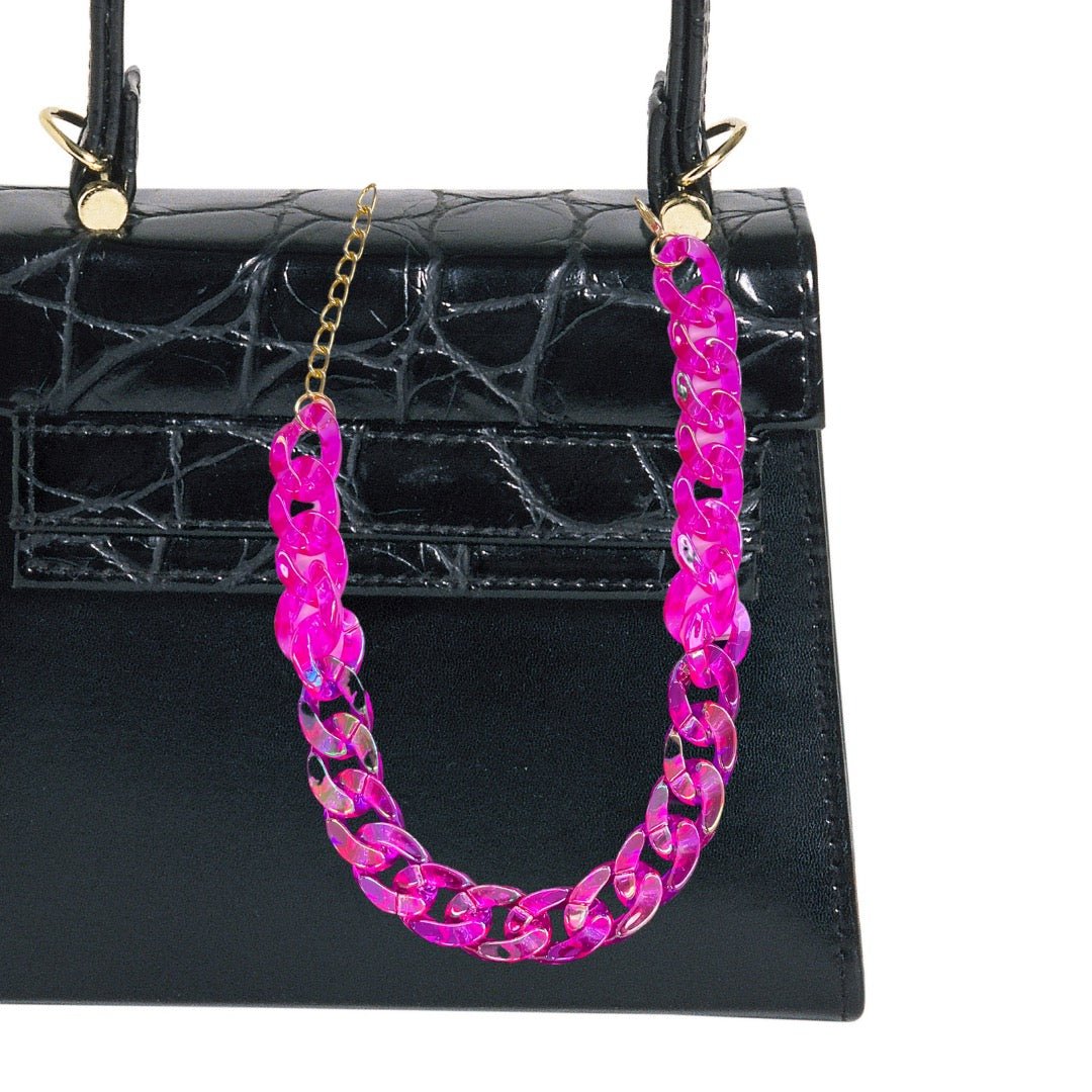 Sparkling Pearl Acrylic Chain 20" | Bag Chain | Phone Chain -